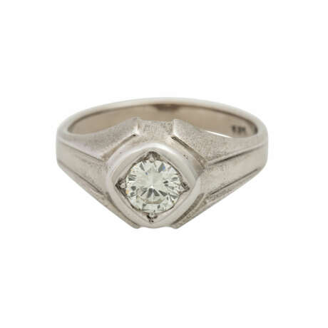 Ring mit Brillant ca. 0,55 ct, - photo 2