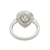 Ring mit Diamanttropfen ca. 0,71 ct, - photo 3