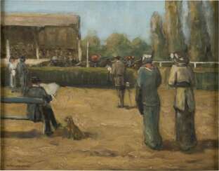 WILLEM VAARZON MOREL (ATTR.) 1868 - 1955 An der Pferderennbahn