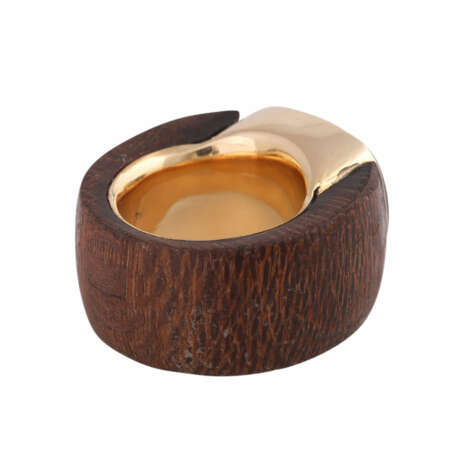 Ring aus Holz mit Tigerauge - фото 3