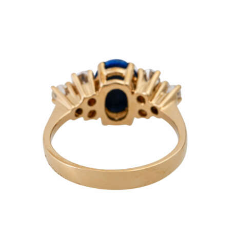 Ring mit Lapislazulicabochon und Brillanten - фото 4