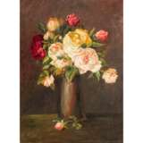 MAYER, K. (Künstler/in 19./20. Jahrhundert), "Stillleben mit Rosen in Vase", - photo 1