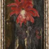 FLORIS VERSTER 1861 Leiden - 1927 ebenda Blumenstillleben Öl auf Eichenholztafel. 42,5 cm x 23 cm. Unten rechts signiert 'Floris Verster'. Part. mit Farbverlusten. Rahmen. - Foto 2