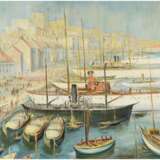 LORENZ BÖSKEN 1891 Geldern - 1967 Düsseldorf Im Hafen von Marseille - Foto 1
