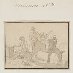 JAN PEETER VERDUSSEN (ATTR.) Ca. 1700 Antwerpen - 1763 Avignon 7 ZEICHNUNGEN (FIGURENSTUDIEN)