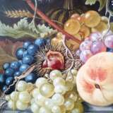 Painting “Still life with fruit in a niche”, Canvas on the subframe, Oil paint, Realist, Still life, Russia, 2018 - photo 2