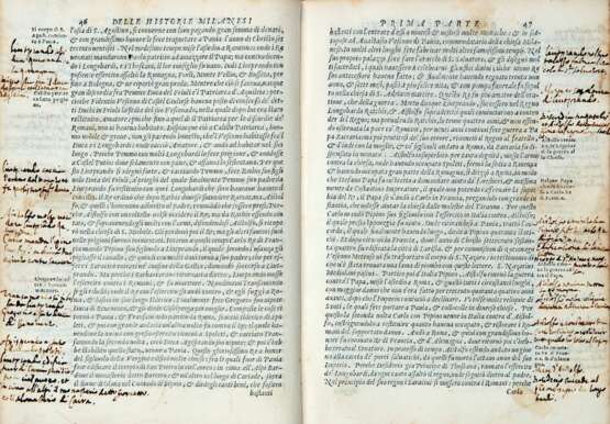 CORIO, Bernardino (1459-1519 ca.) - L'Historia di Milano volgarmente scritta. Venice: Giorgio de' Cavalli, 1565. - Foto 1