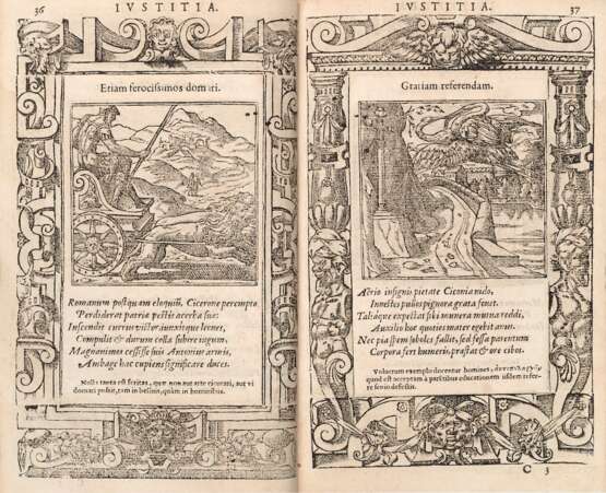 ALCIATO Andrea (1492-1550) - Emblemata. Lyon: Rouille, 1566. - photo 1