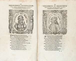 PANTALEON, Heinrich (1522-1595) - Omnium regum Francorum a Pharamundo usque ad Carolum Nonum vitae breviter complexae. Basel: Brylinger, 1574. 