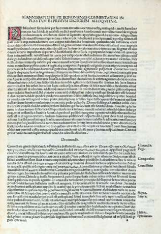PLAUTO, Tito Maccio (254?-184 A.C.) - Comoediae. Milan: Uldericus Scinzenzeler, 1500. - photo 1