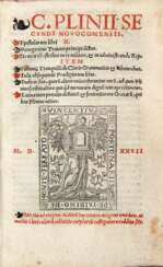 PLINIO, Gaio Cecilio Secondo (62-114 d.C) - Epistolarum libri 10. Lyon: A. Blanchard, 1527. 