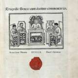 SENECA, Lucio Anneo (ca. 3 B.C.- 65 A.D.) - Tragedie Senece cum duobus commentariis. Venice: Filippo Pinzi, 1510. - фото 1