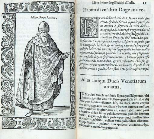 VECELLIO, Cesare (1521-1601) - Habiti antichi, et moderni di tutto il mondo. Venice: Melchiorre e Giovanni Bernardo Sessa, 1598. - photo 2