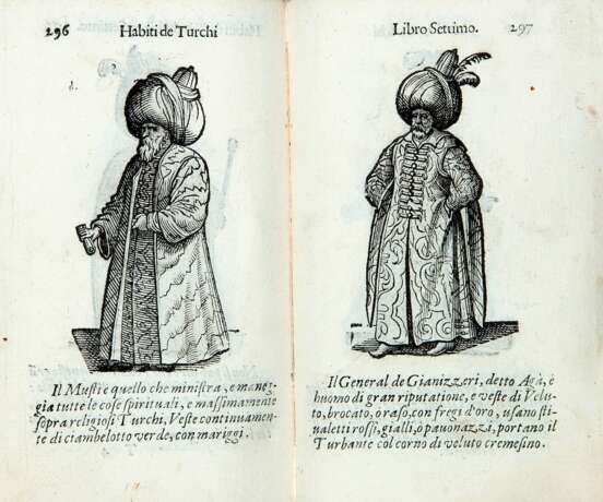 VECELLIO, Cesare (1521-1601) - Habiti Antichi overo Raccolta di figure. Venice: per Combi, & LaNou [appresso Giovanni Giacomo Hertz], 1664. - Foto 1