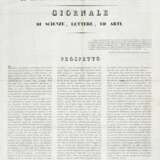 [GIORNALI] - L'Indicatore Livornese. Giornale di scienze, lettere, ed arti. Livorno: Vignozzi, 1828.  - photo 1