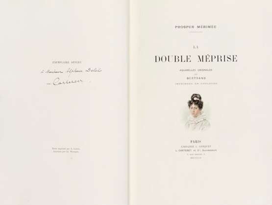 MERIMEE, Prosper. (1803-1870) - La Double Meprise. Paris: L. Carteret, 1902. - Foto 1