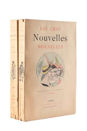 ROBIDA, Albert (1848-1926) - Les cent Nouvelles illustrée de Robida. Paris: La Librairie illustrée, [1888]. - Foto 2