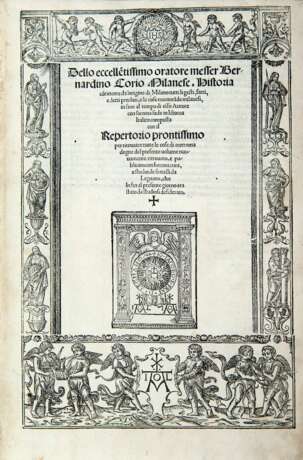 CORIO, Bernardino (1459-1519 ca.) - Viri clarissimi mediolanensis Patria historia - photo 1