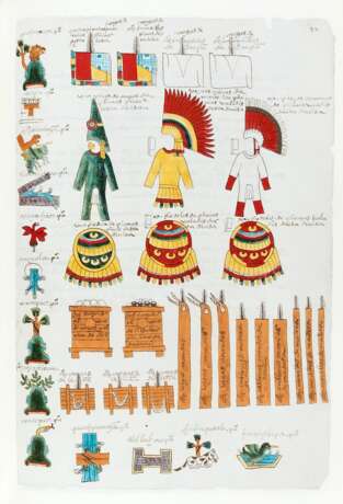 [CODEX MENDOZA] - CLARK, James Cooper (1860-1944) - Codex Mendoza, the Mexican Manuscript Known as the Collection of Mendoza and Preserved in the Bodleian Library Oxford. London: Waterlow & Sons Ltd, 1938. - Foto 1