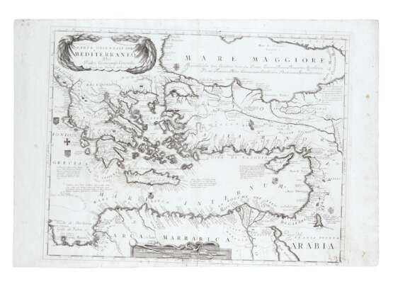 CORONELLI, Vincenzo (1650-1718) - Tre mappe da [Atlante Veneto: Isolario descrittione geografico-historia]. Venice: 1696. - Foto 1