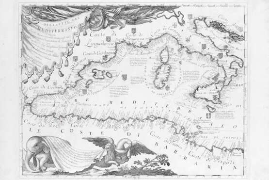 CORONELLI, Vincenzo (1650-1718) - Tre mappe da [Atlante Veneto: Isolario descrittione geografico-historia]. Venice: 1696. - фото 3