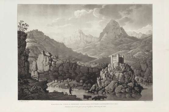 ALBANIS DE BEAUMONT, Jean Francois (ca 1755-1812) - Travels through the Rhaetian Alps in the year MDCCLXXXVI from Italy to Germany. London: per l'autore da C. Clarke, 1792. - фото 4
