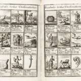 [DIZIONARIO VISIVO] - Kleines Bilder-Cabinet zu Erlernung der vier Sprachen. Augusta: Martin Engelbrecht, ca.1710. - Foto 2