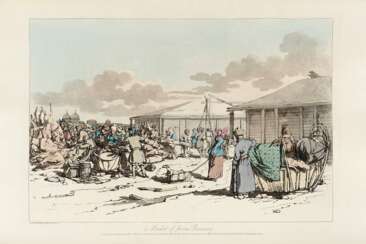 [RUSSIA] - ATKINSON, John Augustus (1775-1831), illustratore - James WALKER (1748-1808) - A Picturesque Representation of the Manners, Customs, and Amusements of the Russians, in One Hundred Coloured Plates. London: W. Bulmer e Cleveland-Row, 1803. 