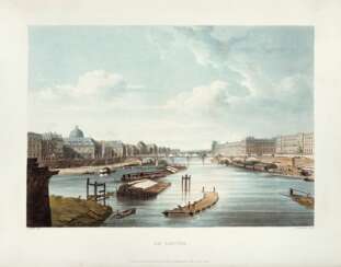 SAUVAN, Jean Baptiste Balthazar (b.1780) - Picturesque Tour of the Seine from Paris to the Sea. London: L. Harrison for R. Ackermann, 1821 [filigrane 1818-1820]. 