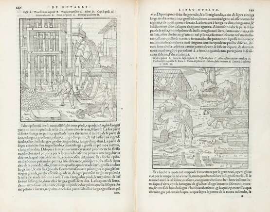 AGRICOLA, Georgius (1494-1555) - De l'arte de metalli. Basel: per Hieronimo Frobenio et Nicolao Episcopio, 1563. - photo 1