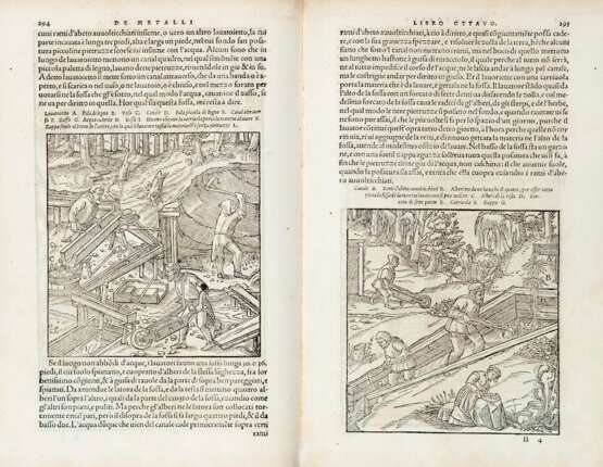 AGRICOLA, Georgius (1494-1555) - De l'arte de metalli. Basel: per Hieronimo Frobenio et Nicolao Episcopio, 1563. - photo 2