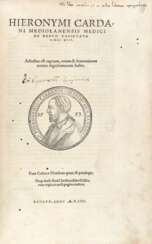 CARDANO, Girolamo (1501-1576) - De rerum varietate libri XVII. Basel: Henricus Petrus, 1557. 