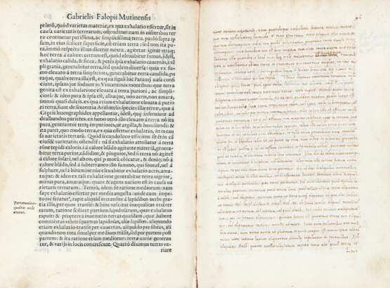 FALLOPPIO, Gabriele (1523-1562) - De medicatis aquis atque de fossilibus. Venice: Stella, 1569. - photo 2