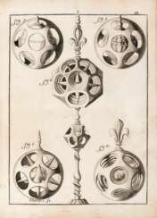 GROLLIER DE SERVIÈRE, Gaspard (1676-1745) - Recueil d'ouvrages curieux de mathématique et de mécanique ou Description du cabinet de Monsieur Grollier de Servière. Lyon: David Forey, 1719. 