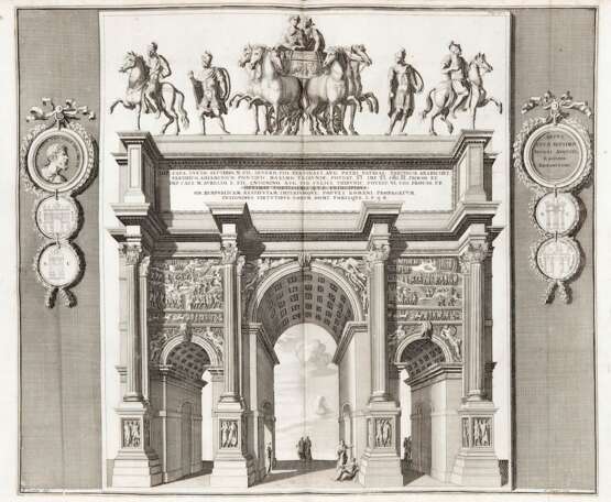 SCAMOZZI, Vincenzo (1548-1616) - Oeuvres d'architecture. The Hague: Pierre de Hondt, 1736. - Foto 1