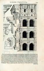 SERLIO, Sebastiano (1475-1554) - De architectura libri quinque. Venice: Franciscum de Franciscis Senensem, & Ioannem Chriegher, 1568-69. 