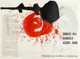 [ARTE NUCLEARE] - Registratore nucleare. Milano: Galleria Schwarz, s.d. [1962] - TRISTAN SAUVAGE (pseudonimo di Arturo Schwarz). Nuclear Art. N.Y.: Maestro, 1962. 