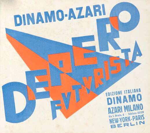 DEPERO, Fortunato (1892-1960) - Depero futurista. Rovereto: tipografia della Dinamo Mercurio, 1927. - Foto 7