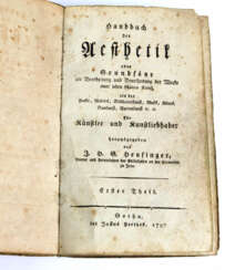 Handbuch der Aesthetik Gotha 1797 