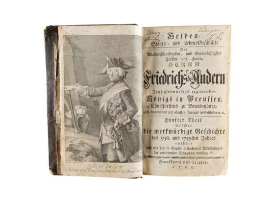 CHRISTIAN FRIEDRICH HEMPEL: GESCHICHTE FRIEDRICHS DES GROSSEN (TEIL 5) Deutsch, Frankfurt und Leipzig, 1760 - photo 2