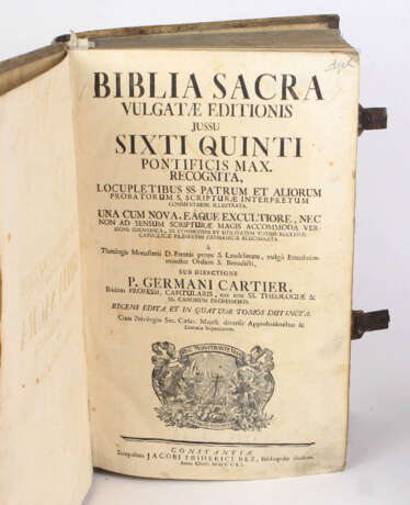Biblia Sacra Konstanz 1751 - Foto 3