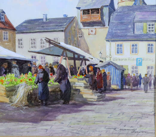 Markttag in Burgstädt - Münnich, Hans 1939 - фото 2