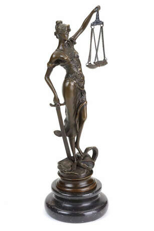 Bronzefigur *Justizia* - Foto 1