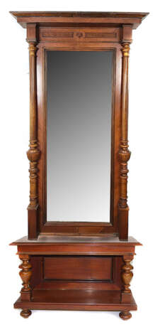 Pfeilerspiegel mit Konsole um 1890 - Foto 1