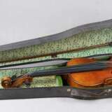 Geige mit Bogen im Kasten - Foto 5