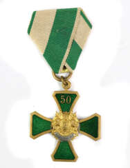 Sächs. Militärvereinsbund, Ehrenkreuz für 50 Jahre Mitgliedschaft