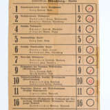 Wahlzettel 1928 - Foto 1