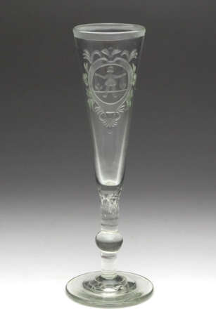 beschliffenes Flötenglas um 1800 - фото 1