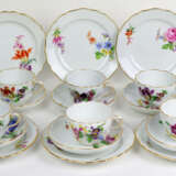 Meissen 6 Kaffeegedecke *Blume 3* - фото 1