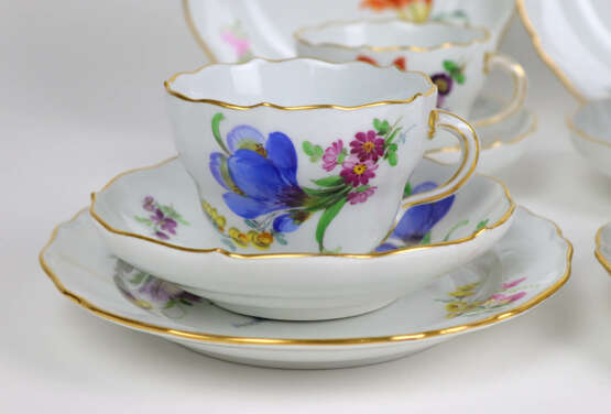 Meissen 6 Kaffeegedecke *Blume 3* - фото 3